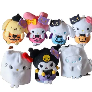 2023 חדש cinnamoroll kuromi halloween clush תליון בובה חמודה יפנית שקית בית הספר תליון keychain