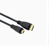 Câble haute définition Mini vers Micro pour la connexion de caméras, ordinateurs portables, caméscopes et moniteurs 4K 60Hz.