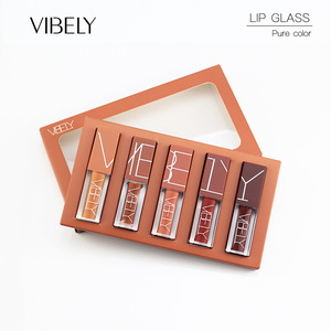 Grosir Lipgloss terbaru Label pribadi Lipstick Matte cair Base De <span class=keywords><strong>Gloss</strong></span> <span class=keywords><strong>Liptint</strong></span> Rebranding Vegan dan Headphone gratis Lipgloss - Product Image 1