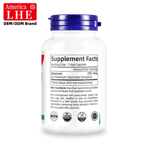 High Quality Shecome Selenium Supplement 250 Mcg Support Immune Function Capsules for Adults Selenium Supplement - Product Image 2