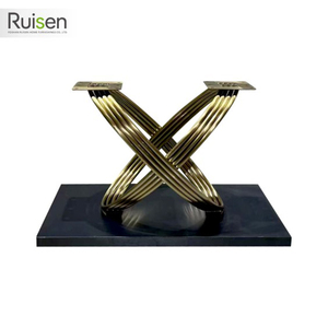 现代不锈钢餐桌腿工业餐厅家具家用铸铁钢凳架 - Product Image 1