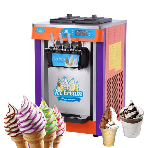 格安価格 業務用 3種フレーバー ソフトクリームマシン 20L製造