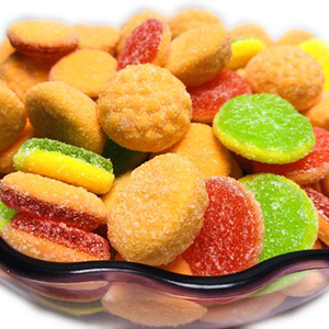 Onfecfecventa al por mayor de dulces de diferentes formas, dulces de goma con recubrimiento de azúcar - Product Image 4