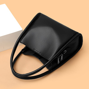 Bolso de mano de cuero PU para mujer, elegante, con asa superior, correa extraíble, bandolera, bolso de hombro - Product Image 2