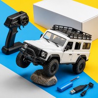 RC Kaya Tırmanıcısı SUV 4x4 Uzaktan Kumandalı Yükseltilmiş Arazi Tipi Tırmanma Arabası, Boğa Barı ve Tavan Portbagajı ile EN71 CE Onaylı
