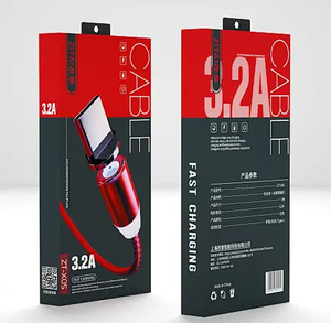 Tùy chỉnh 3C Thông Minh Điện tử dữ liệu Hộp cáp nghệ thuật hộp giấy USB phụ kiện điện thoại trường hợp bao bì Cáp Hộp dữ liệu - Product Image 2