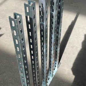 Hot Dip Galvanized 300mm Q235 Non-Alloy U Channel <b>Brackets</b> Cantilever Design Welded Metal Strut ASTM Standard - Product Image 5