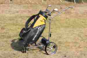 Электрическая тележка для гольфа с питанием от литиевой батареи из нержавеющей стали - Product Image 5