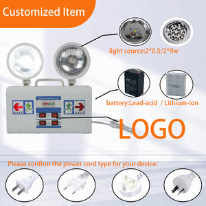 Tuoming China Wall Mounted Two Head Lamps Twin Spot <b>Light</b> Automatic Exit Led Emergency <b>Light</b> - Product Image 3