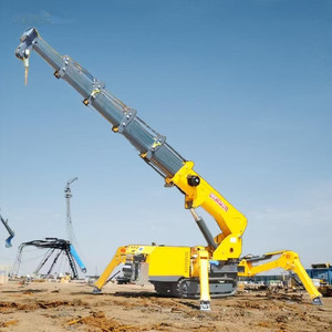 <span class=keywords><strong>Grue</strong></span> araignée électrique polyvalente <span class=keywords><strong>de</strong></span> 3 tonnes avec télécommande, construction en acier, double rail <span class=keywords><strong>de</strong></span> guidage pour applications en terrain accidenté - Product Image 2