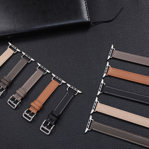 Cinturini in <span class=keywords><strong>pelle</strong></span> di ricambio per orologi Mult-icolors per <span class=keywords><strong>Apple</strong></span> <span class=keywords><strong>Watch</strong></span> Ultra 49mm 38mm 42mm i <span class=keywords><strong>Watch</strong></span> - Product Image 3