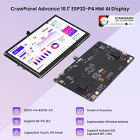 Écran tactile HMI AI CrowPanel Advanced 10,1 pouces ESP32-P4 1024x600 IPS avec prise en charge WiFi 6 | Compatible avec Arduino