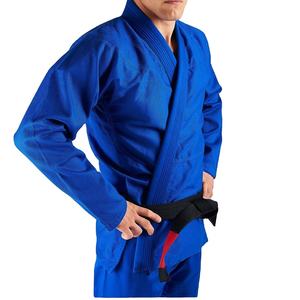 Unisex 100% algodón de alta calidad Brazilian Jiu Jitsu Gi personalizable artes marciales Kimono 380g tela peso para adultos para - Product Image 2