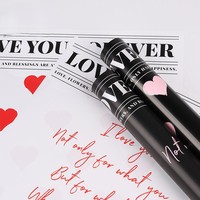 Matériel d'emballage créatif pour bouquet de la Saint-Valentin Qixi, papier épais imperméable, perles, fleurs fraîches, cadeau
