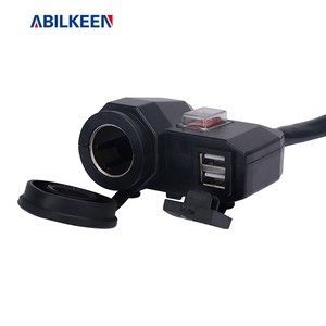 Sửa đổi kép USB sạc xe hơi 3.1A thông minh Ổ cắm điện cổng kép xe buýt Thuyền biển xe máy xe sạc 12V USB ổ cắm - Product Image 2