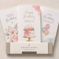 Autocollants adhésifs personnalisés pour anniversaire en aquarelle, durables, avec effets holographiques, impression UV/CMYK, forme personnalisée, emballage Zhejiang