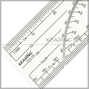 Thước Đo Tỷ Lệ Mini 1:500/1:000 Bằng Nhựa In Giữa Thân Thiện Với Môi Trường 0.5Mm Không Cần Sơn #8507 - Product Image 2