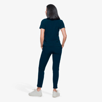 Tenues médicales personnalisées Bestex, hauts à manches courtes et pantalons évasés, uniforme d'hôpital, uniforme d'infirmière, ensembles d'hôpital pour femmes