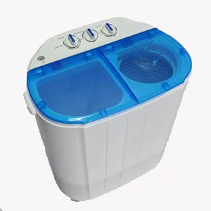 Produsen langsung grosir mesin cuci semi-otomatis tabung ganda kecil mesin cuci rumah