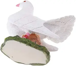कृत्रिम कबूतर प्रतिमा राल पक्षी सजावट गार्डन शादी की सजावट