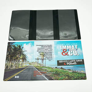 ซองใส่เอกสาร<span class=keywords><strong>รถ</strong></span>ยนต์พลาสติกแบบพับสามตอน พิมพ์สีเต็มรูปแบบตามสั่ง ปกอ่อน สำหรับเก็บเอกสาร<span class=keywords><strong>รถ</strong></span>ยนต์ - Product Image 1