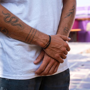 Bracelet en corde réglable unisexe mousqueton fait main Bracelet de cheville de plage surfeur cadeau pour homme - Product Image 2