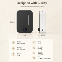 Diffuseur d'huiles essentielles intelligent sans eau 400P FaaS 400 ml avec contrôle par application pour la maison et les services de location – Diffuseur de parfum