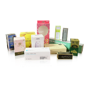 High Quality Foldable Luxury Paper Card Skincare Packaging Box Reverse Tuck End Cosmetic Box