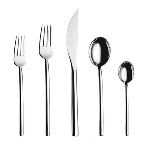 Cubiertos de acero inoxidable 304, vajilla romana de plata, plato dorado, cuchillo negro, cuchara y tenedor, juego de cubiertos SS - Product Image 3