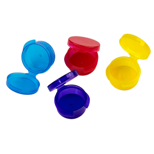 Avantis Flip Top Lid 3G Embalaje cosmético 3G 5G 10G Envase cosmético de plástico para transparente Mini caja de almacenamiento portátil para crema facial - Product Image 6