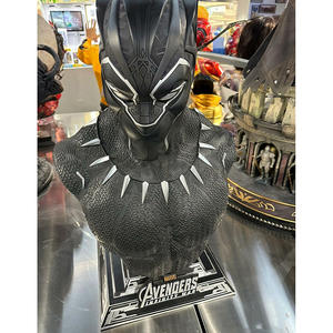 Busto de Pantera Negra de los Vengadores de Alta Calidad, Forma de Animal, Resina GK, Ecológico, Esculpido, Regalo Hecho a Mano, Adorno de Colección para <span class=keywords><strong>Bar</strong></span> - Product Image 6
