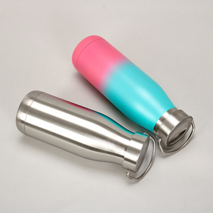 silverjet Stainless Steel Thermos 350ml 500ml Double Wall Vacuum <b>Flask</b> With Lid For Travel Camping Drinkware - Product Image 2