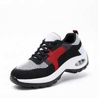 Chaussures de sport décontractées pour femmes, grande taille, respirantes, avec doublure en mesh et semelle extérieure en PVC, baskets rehaussantes, tendance mode été