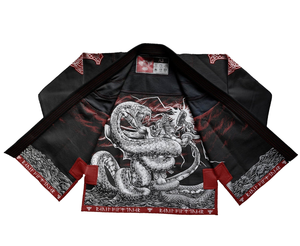 Rashguard de compresión para hombre, para adultos, con manga raglán frontal, elástico en 4 direcciones, antidesgarros, costuras planas para grappling y entrenamiento de MMA - Product Image 1