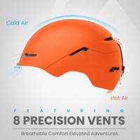 Casque de ski Ride Wind OM-HS 688 en polystyrène expansé (EPS) pour hommes, femmes et jeunes