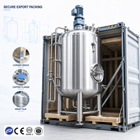 Cuve de Fermentation en Acier Inoxydable 100L-10000L avec Système CIP, PLC et Moteur pour Brasseries, Vins, Vinaigres et Hôtels