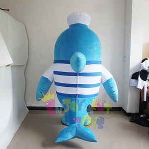 Costumes de mascotte gonflable de petit <span class=keywords><strong>dauphin</strong></span> bleu de Performance d'activité <span class=keywords><strong>adulte</strong></span> Costumes de <span class=keywords><strong>dauphin</strong></span> de dessin animé de marche <span class=keywords><strong>adulte</strong></span> à vendre - Product Image 3