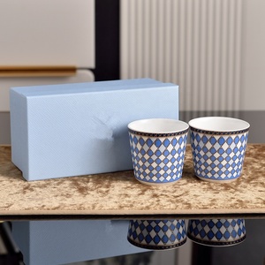 Ensemble de tasses à lait en porcelaine fine européenne de haute qualité, écologiques, pour cadeaux de luxe pour la famille et les mariages - Product Image 4