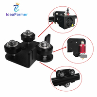 Ender-3 CR10 pelat pendukung ekstruder dengan Kit katrol untuk Ender 3 Ender 3 Pro Cr-10 Cr-10S S4 S5 seri bagian pencetak 3d