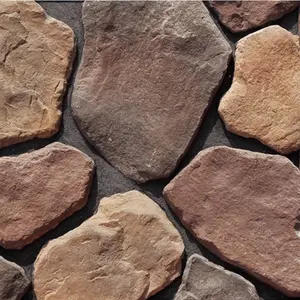 Piedra Artificial de piedra natural, ladrillo de silicona, goma, cemento