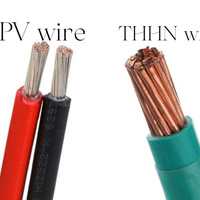 Cable Eléctrico Americano Certificado 83 THHN/THWN-2 de 600V con Conductor de Cobre y Aislamiento de PVC y Nailon para Uso en Edificios e Industrias