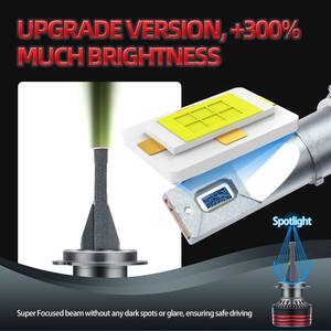 YD M8Pro 55W Simple Cuivre <span class=keywords><strong>H7</strong></span> Phares LED à Double Lumière | Lumière Blanche 6000K | 12V Nouveau | Compatible avec <span class=keywords><strong>H7</strong></span> - Product Image 3