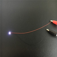 100 piezas de luces LED SMD 0402 0603 0805 1206 de 3V y 30cm, pre-soldadas con cable micro Litz, para maquetas de trenes escala HO N OO y dioramas DIY