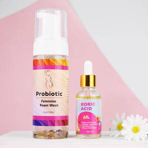 Furuize Marque Privée Formule Douce Mousse Riche Nettoyant Intime Féminin Parfum Naturel Équilibre du <span class=keywords><strong>pH</strong></span> Mousse Nettoyante Probiotique Yoni - Product Image 1