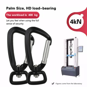 Jensan acclamato 5kn moschettone girevole in alluminio Multi-strumento gancio a scatto per guinzaglio cane per l'estrazione - Product Image 2