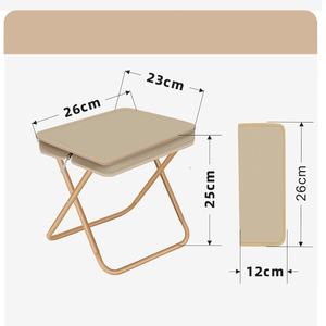 Mini tabouret de camping pliable, tabouret de pêche pliable portable, tabouret de camping de petite taille pour toutes les activités de plein air et d'intérieur - Product Image 6