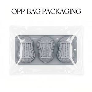 Moule à gâteau en silicone antiadhésif de qualité alimentaire 100% platine sans BPA, en forme d'arachide à 3 cavités, certifié LFGB, de l'usine MUYULINS - Product Image 6
