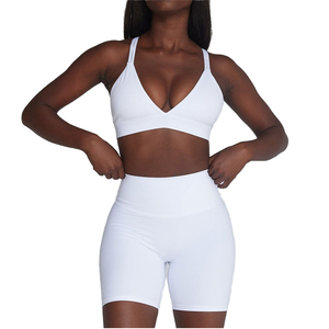 Nuevo Sujetador Deportivo Sexy para Mujer con Espalda Cruzada, Transpirable, de Poliamida + Spandex, Venta al Por Mayor - Product Image 1