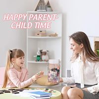 Nicro Offre Spéciale Pot de Récompenses en Bois Poli de Haute Qualité, Forme Irrégulière, pour la Gestion du Comportement des Enfants, Outil de Motivation en Classe