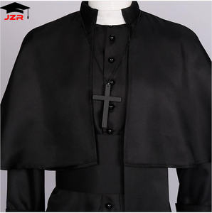 Trois modèles <span class=keywords><strong>Prêtre</strong></span> Robes pour Église <span class=keywords><strong>Catholique</strong></span> Diacre À Capuche Vêtement Chrétien Chasuble Messe Brodé Imprimé Église Costumes - Product Image 2